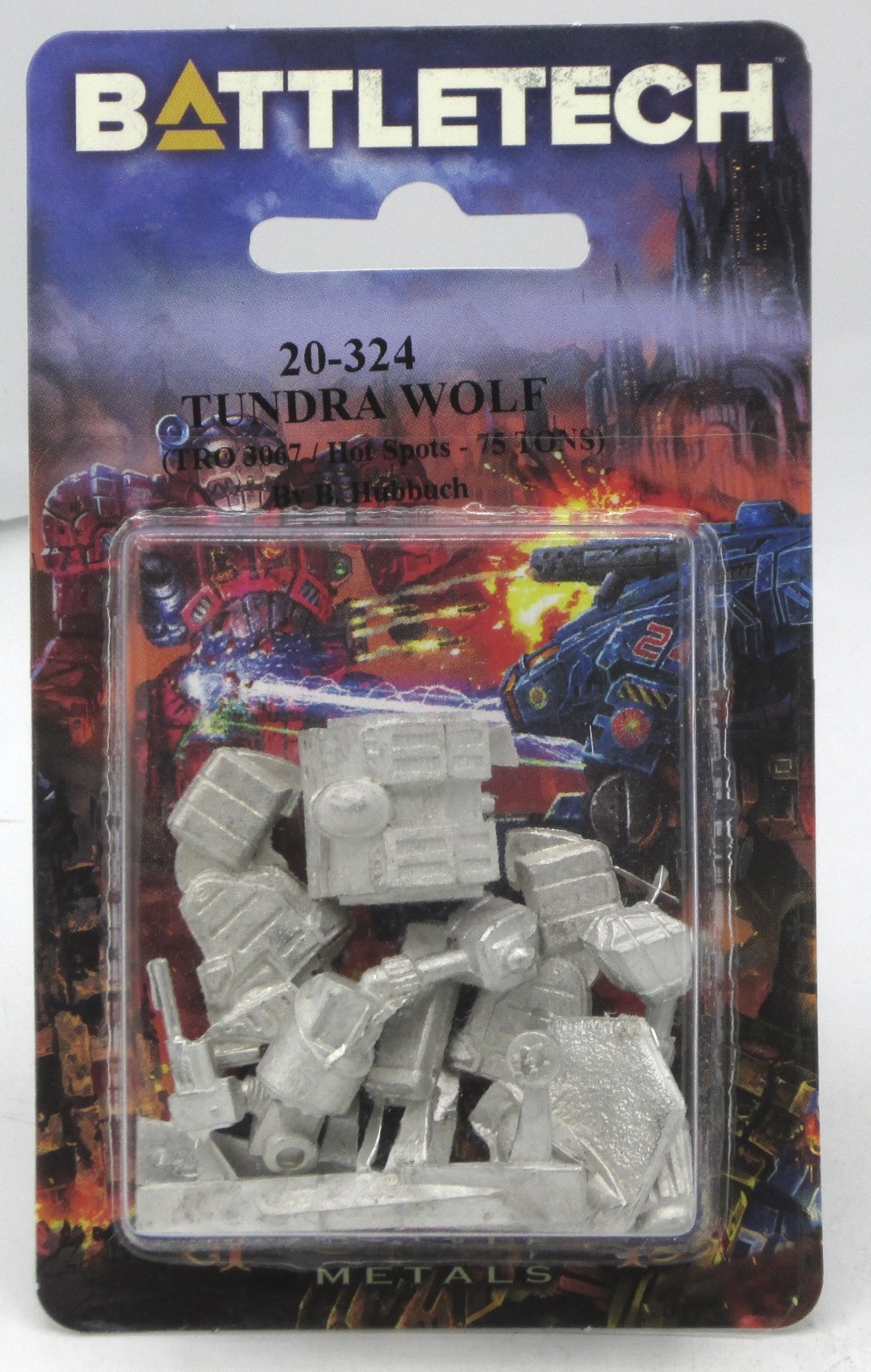 Battletech 20-324 Tundra Wolf (TRO Jihad Hot Spots 3076) Heavy Mech Battlemech