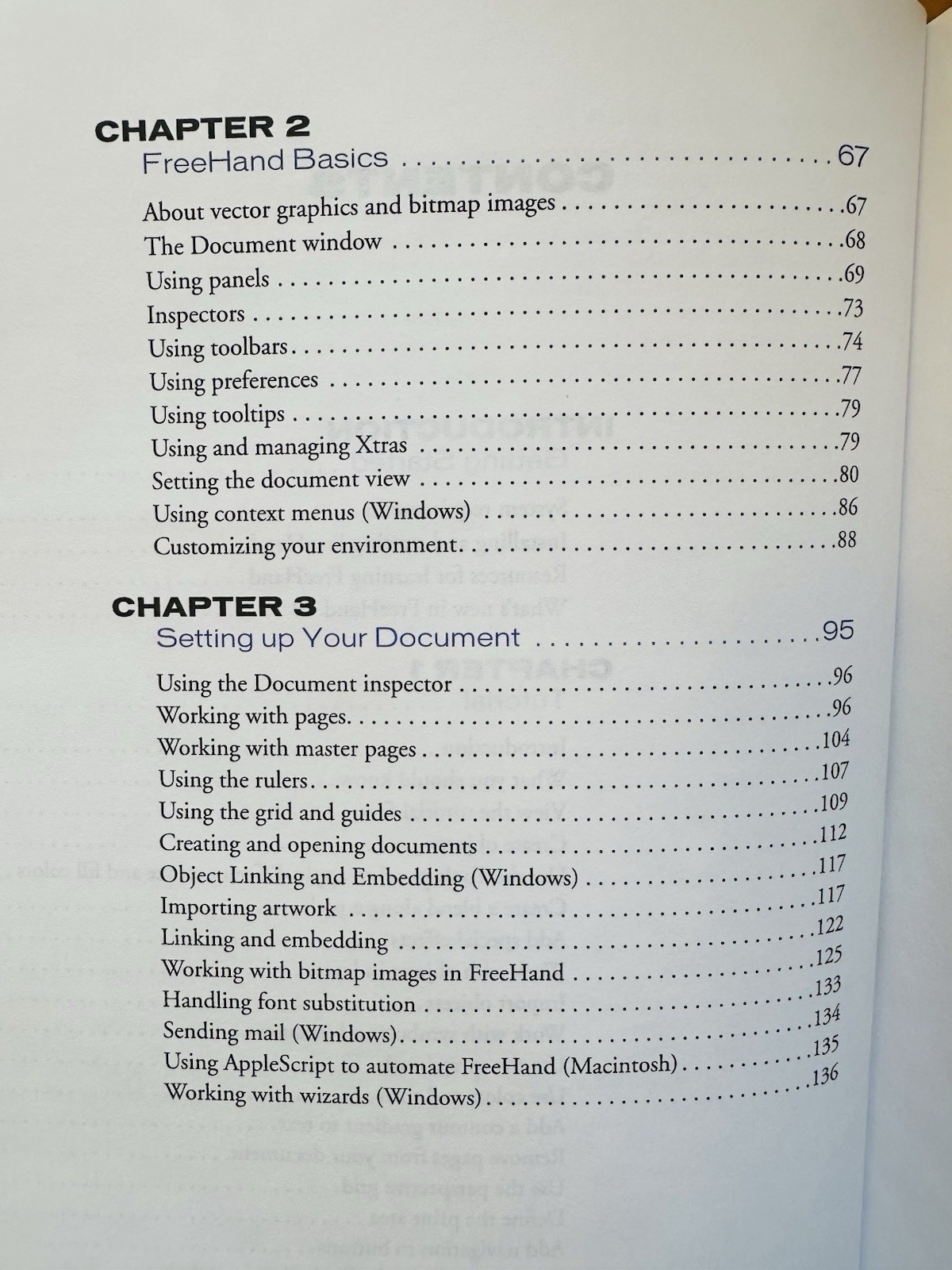 Macromedia FREEHAND 10 BOOK + CD ~ Using Free Hand MAC WINDOWS