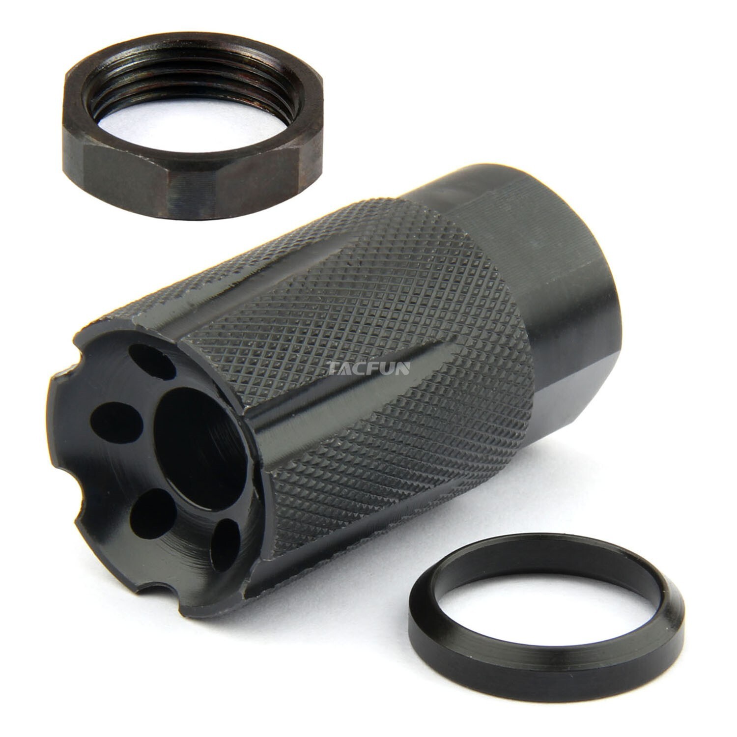6.5 Creedmoor Ruger Muzzle Brake Compact Low Concussion 5/8x24 TPI