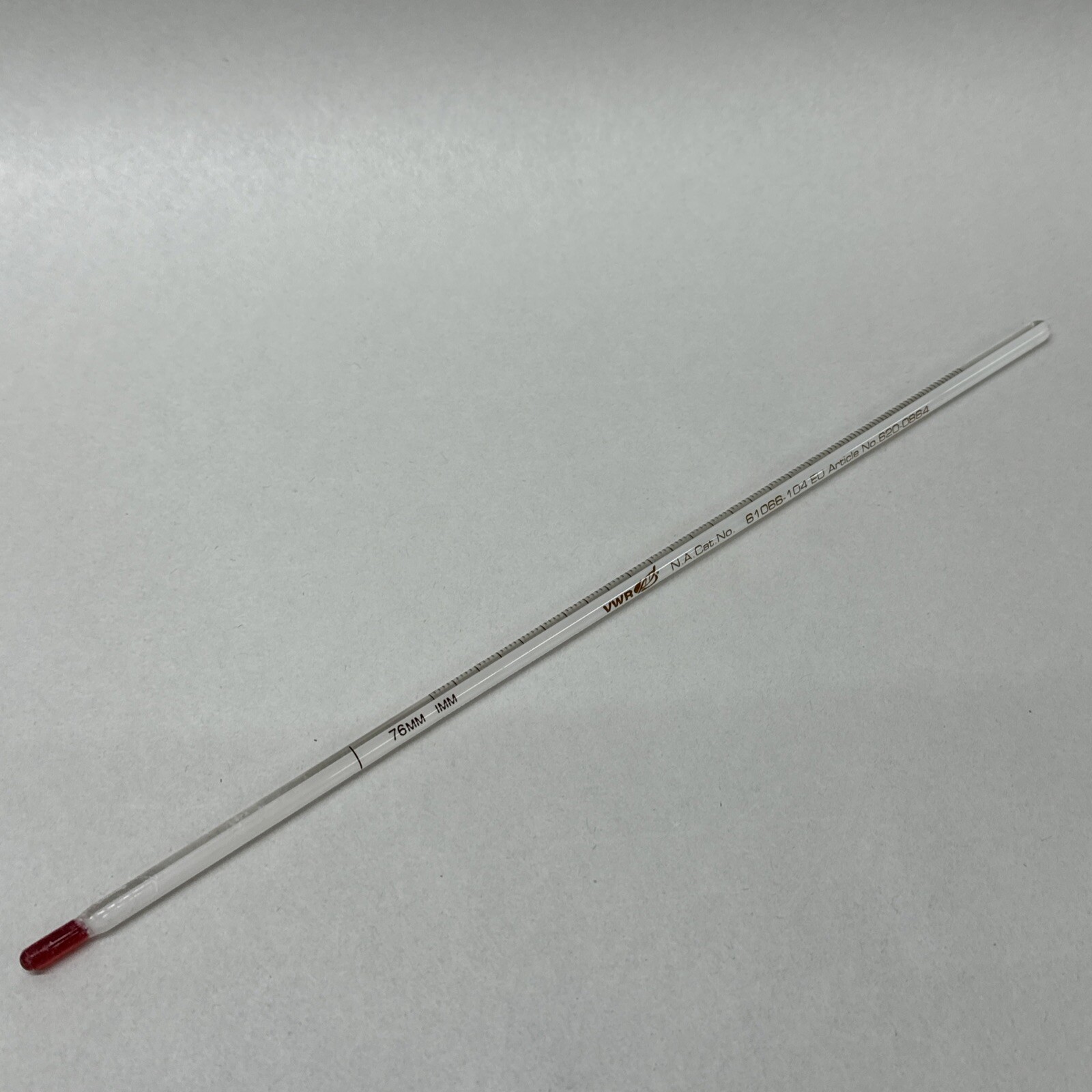 VWR 61066-104 General Purpose Scientific Thermometer 76MM IMM 620-0864