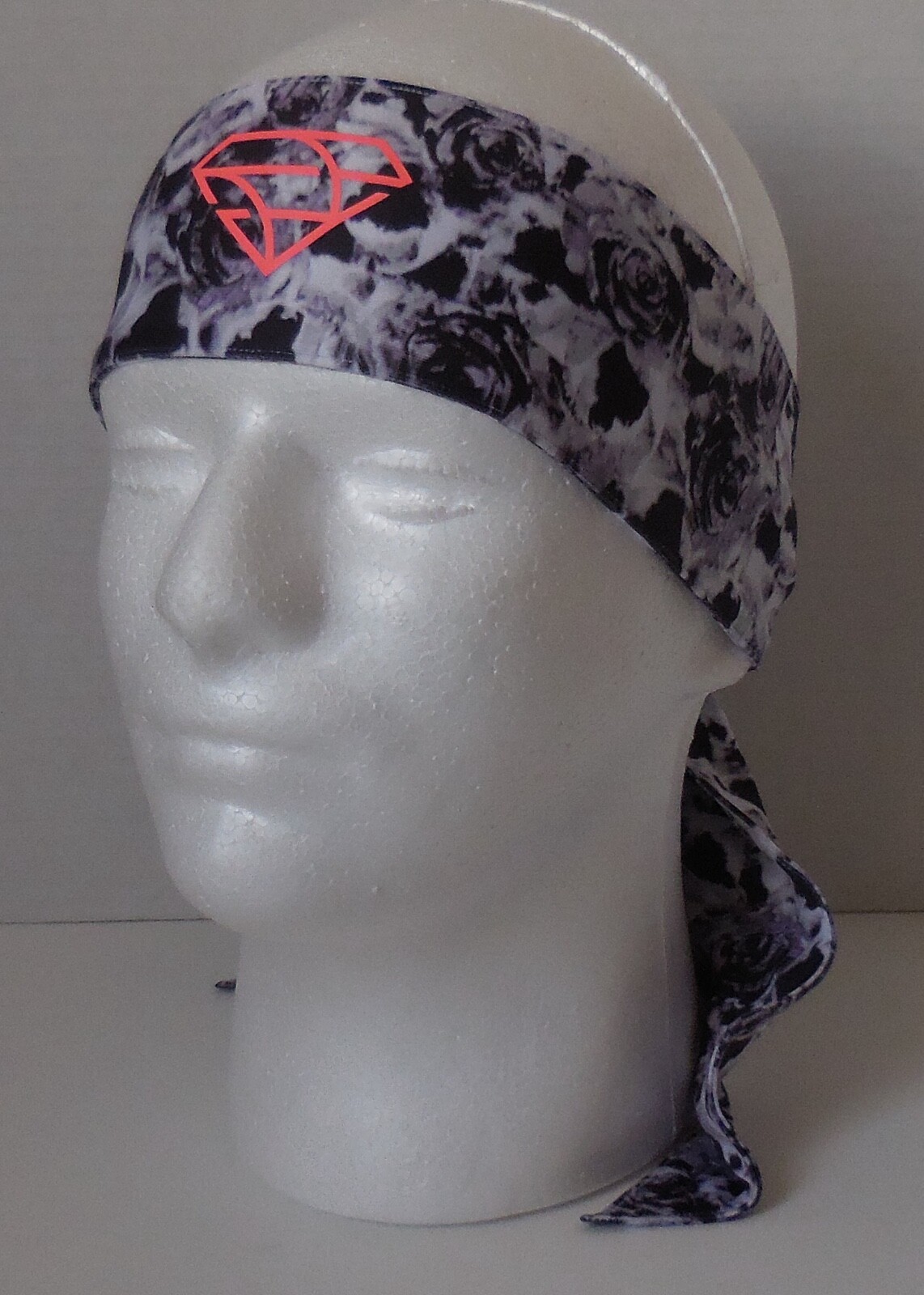 Nike Skylar Diggins Head Tie Printed Reversible Chalk Blue/Black/Bright Mango
