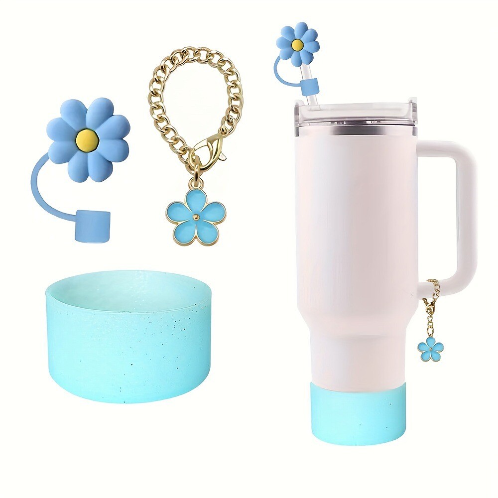 3Pcs Accessories Set for Stanley Cup 40 30oz Insulated Tumbler Travel Cup Decor