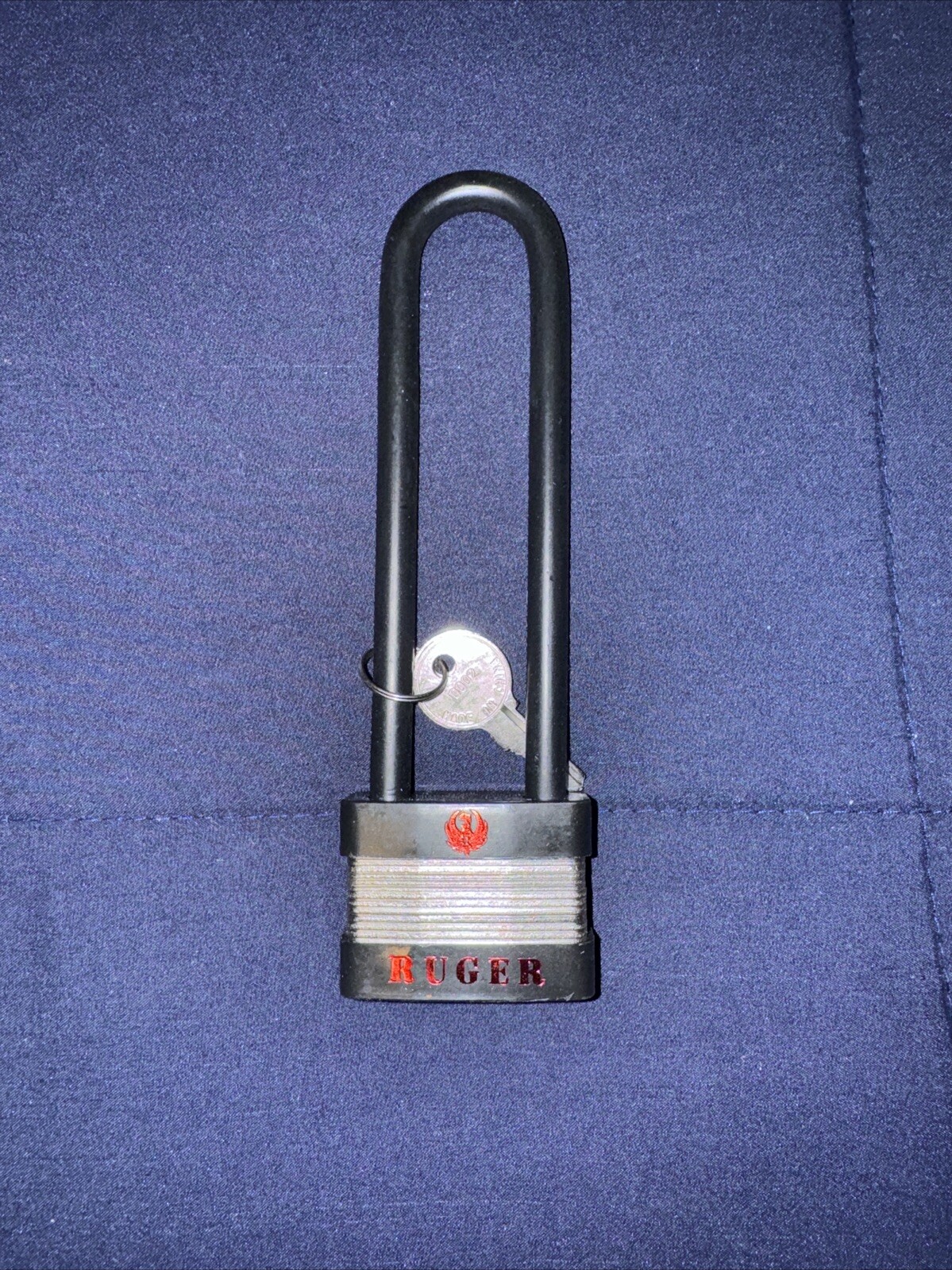 RUGER Firearm Gun Lock Padlock 5" With 2 Keys Brand New.  (B4)
