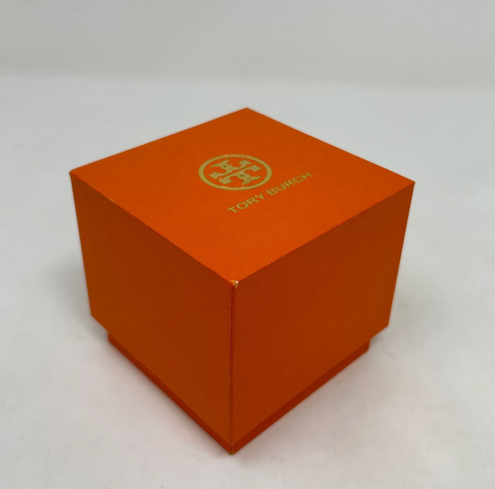 Tory Burch Orange Watch Box Presentation Display Storage Case