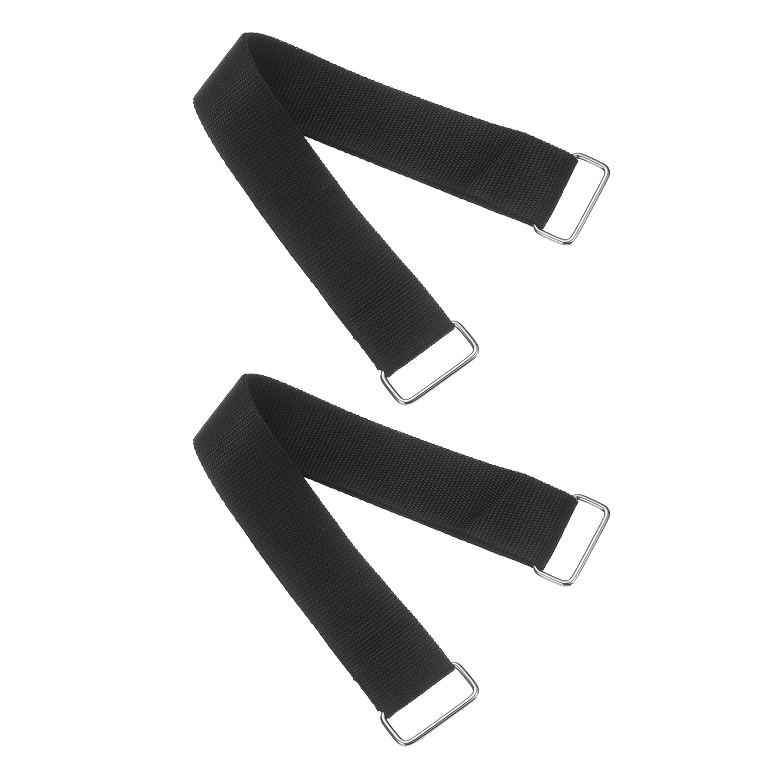 2Pcs Lift Up Storage Bed Belts, 38cm Nylon Pulling Belt for Sofa, Black