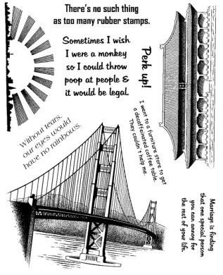 Unmounted Rubber Stamp Plate, Unmounted/Uncut Pink Rubber Stamps