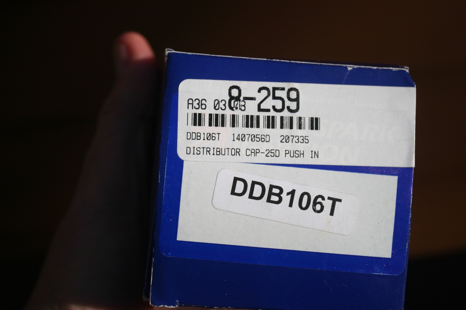 True Spark Vintage Distributor Cap - DDB106T