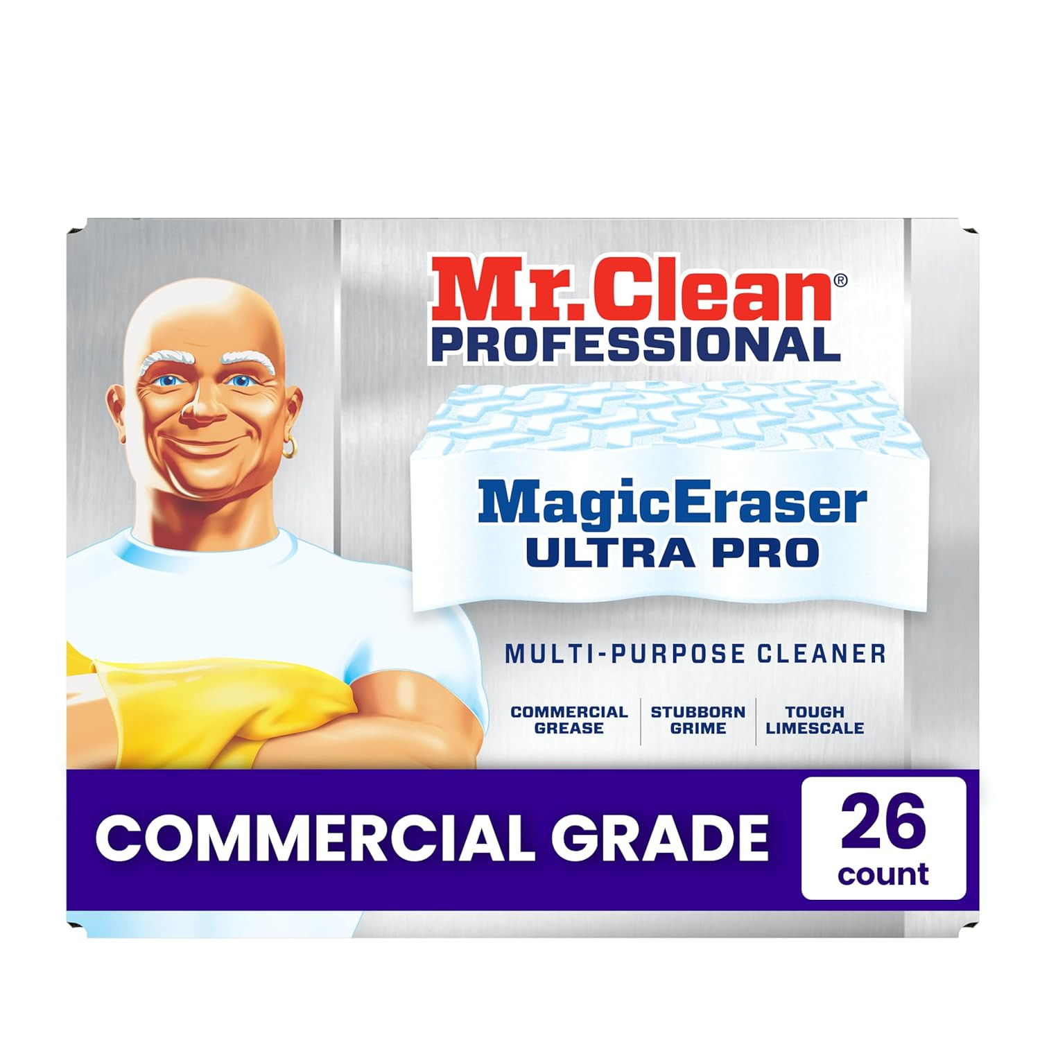 Mr. Clean PRO Magic Eraser Ultra Pro, Bulk Cleaning Sponges for Commercial Greas