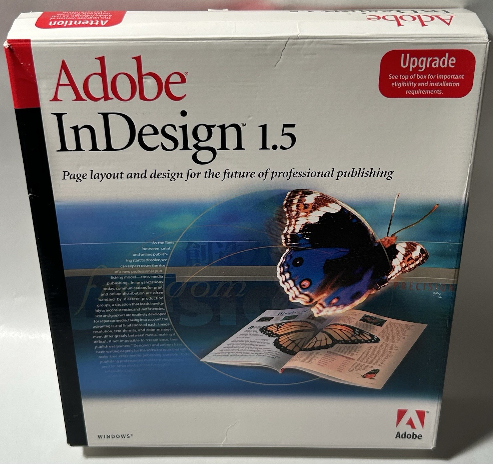 Adobe InDesign 1.5 Upgrade Versions For Windows