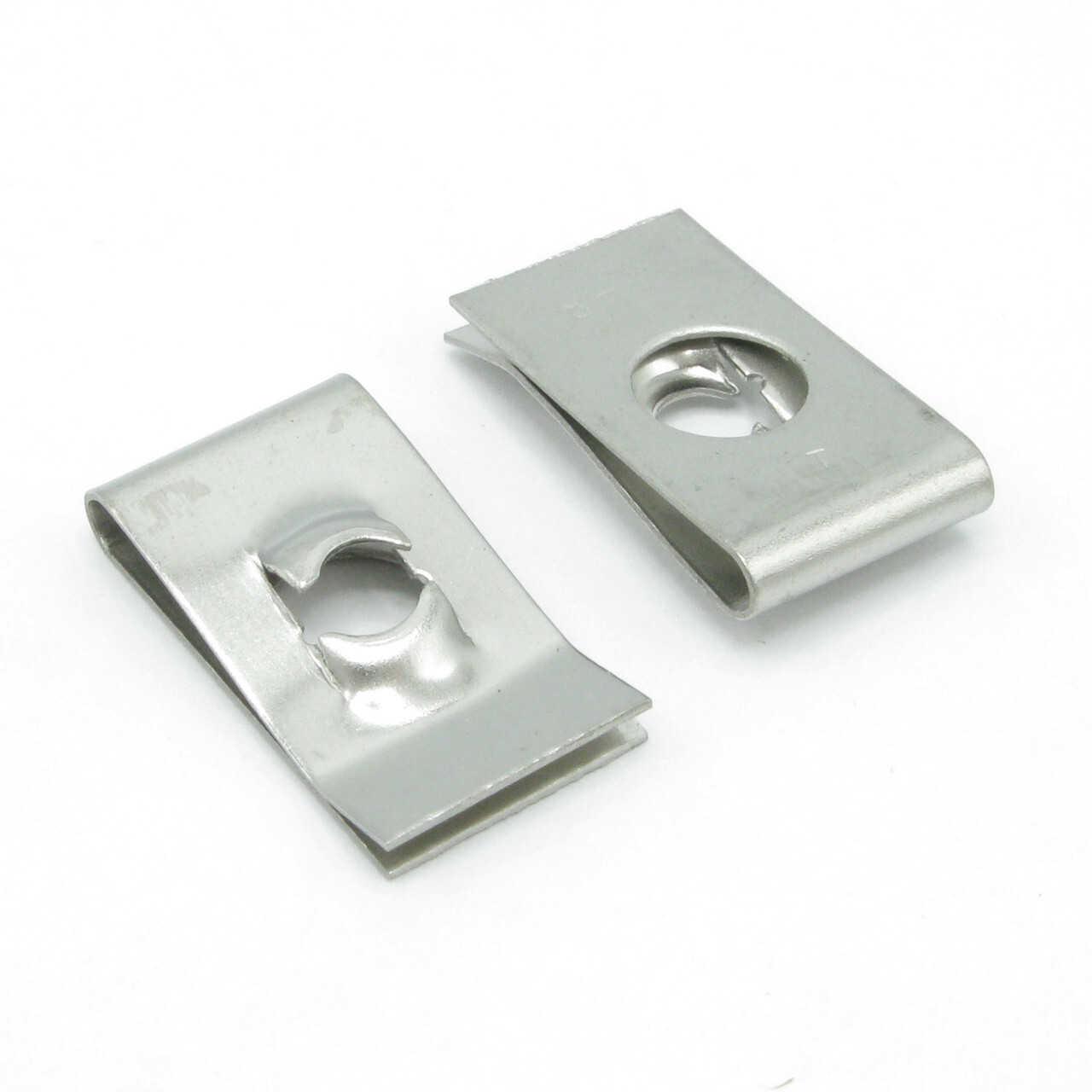 8-32 U-Clip Spring Nuts 11/16", 24 pk