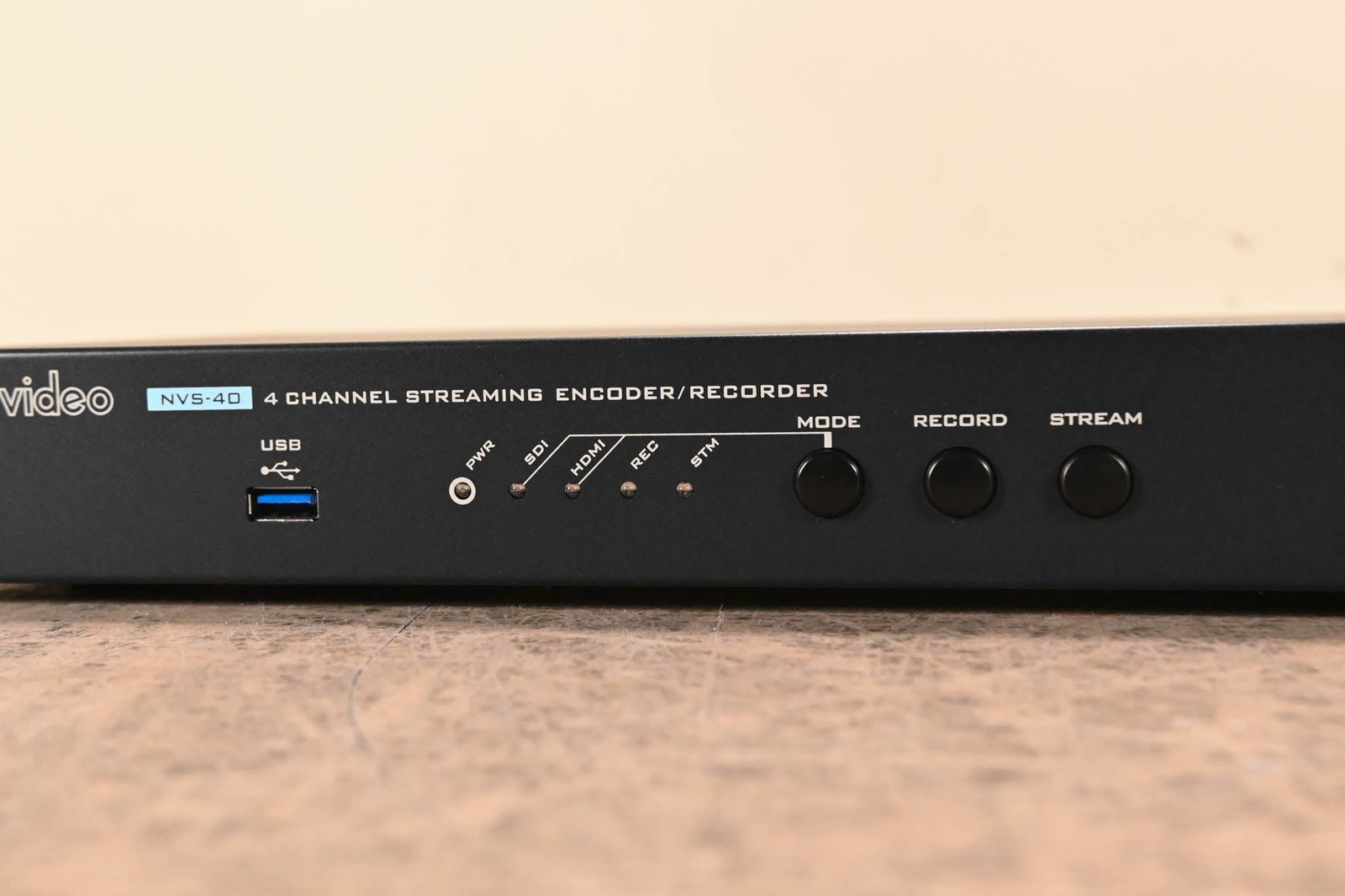 Datavideo NVS-40 4-Channel Streaming Encoder/Recorder (NO POWER SUPPLY) CG01K7D