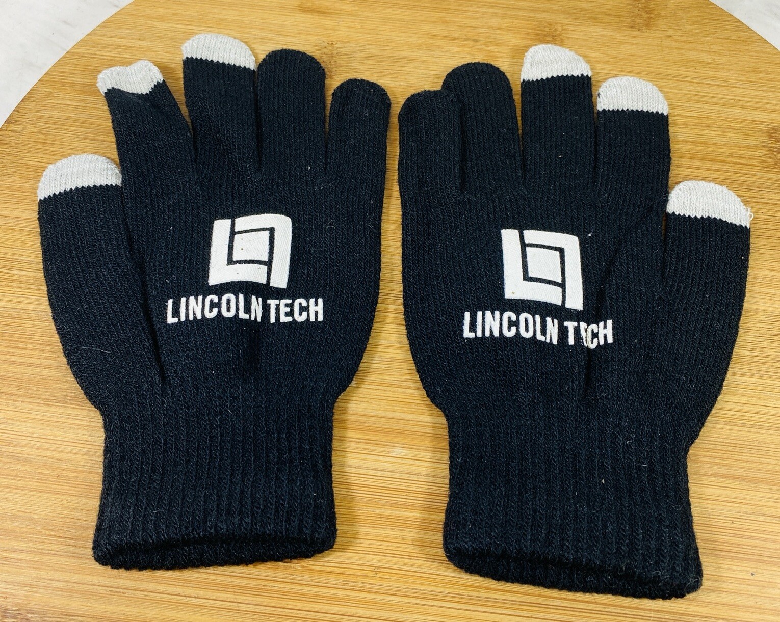 Lincoln Tech Warm Unisex Gloves Black NEW