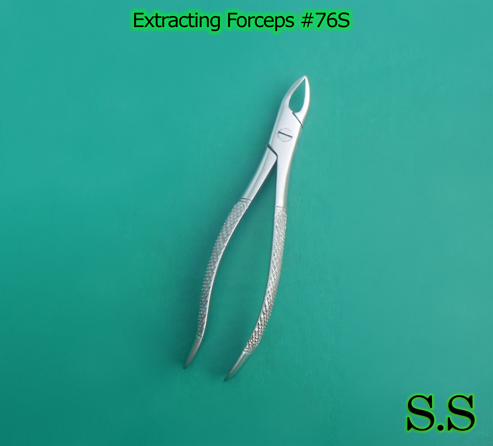 Tooth Extracting Forceps 76S Surgical Dental Instrument