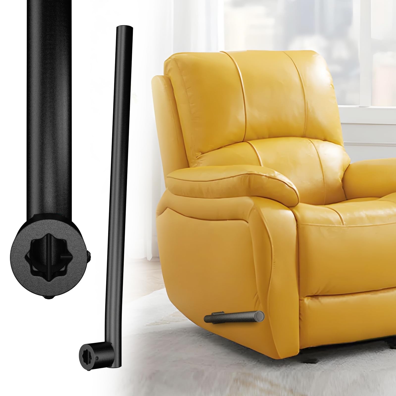 Oversized Recliner Handle, Aluminum Alloy Material, Chair Lever Extender for ...