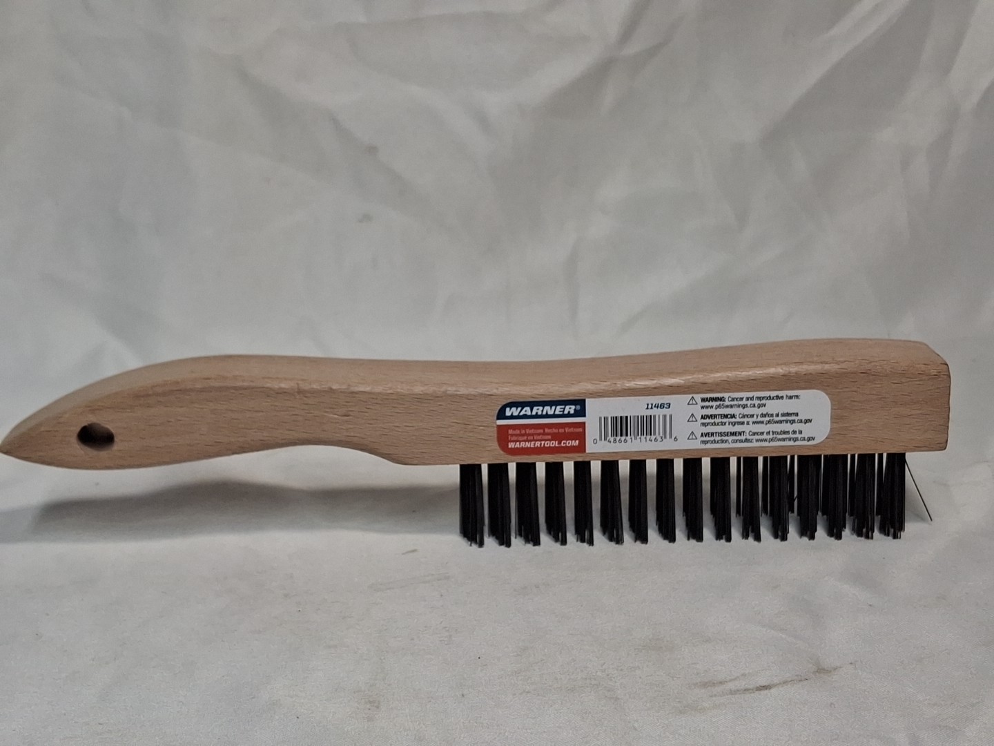 Warner Carbon Steel Wire Brush, 11" Length
