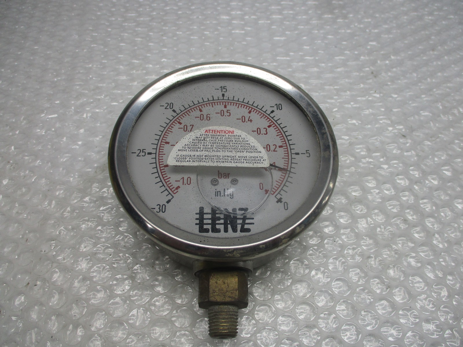 LENZ 2132799-1 GAUGE -30-0PSI NSNP