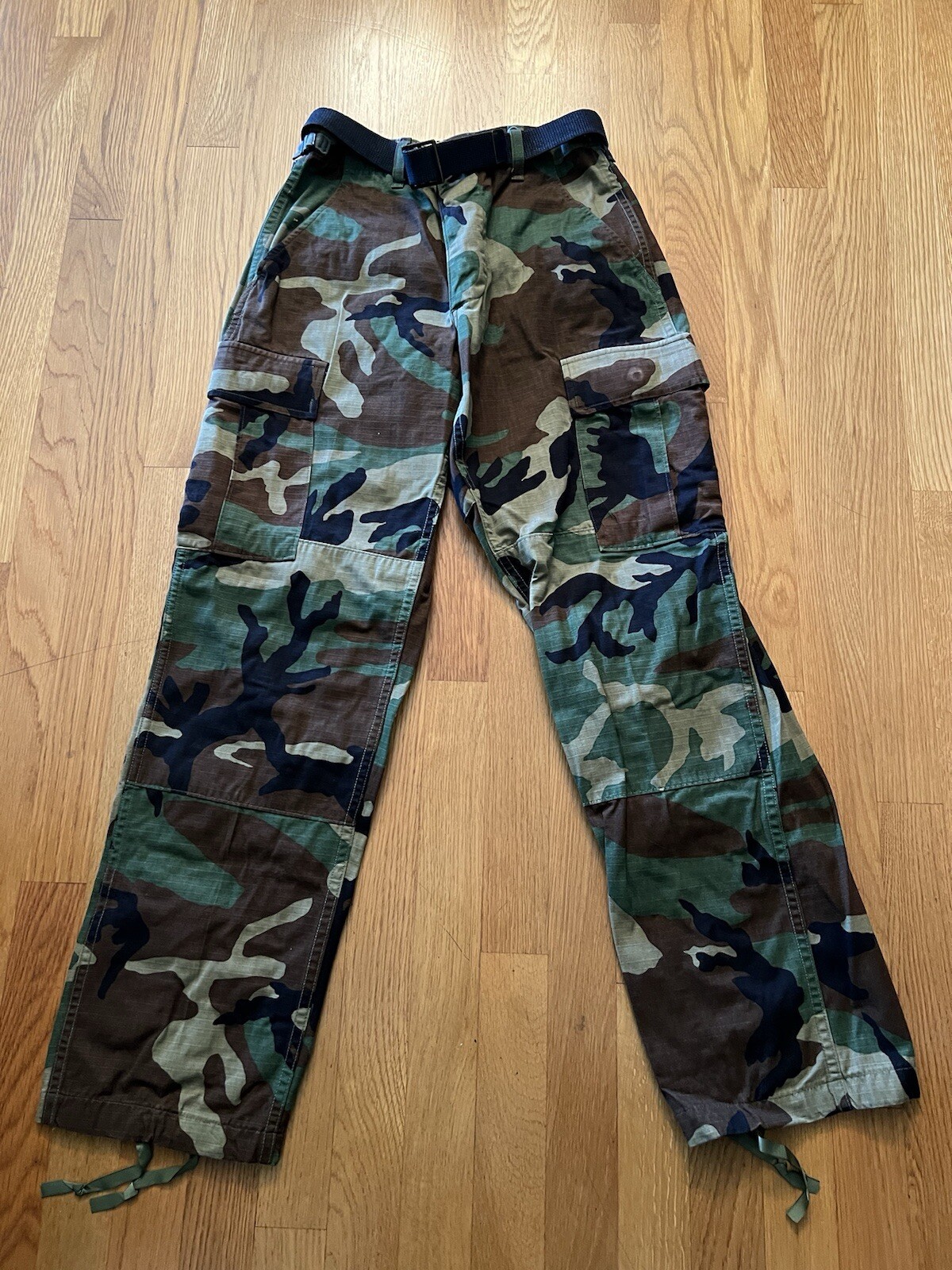 Adult X Small Short US Army Military Woodland Camo Combat Trousers