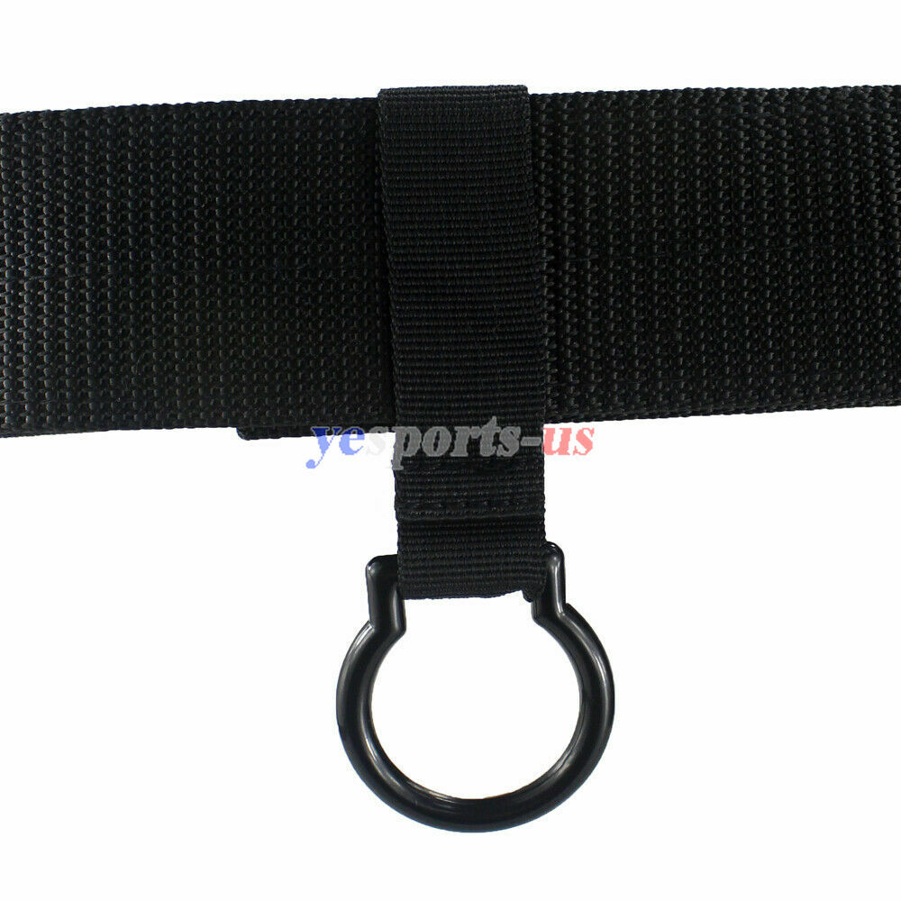 Black Flashlight Ring Holder Tactical Duty Belt Carry Flashlight Stick Baton
