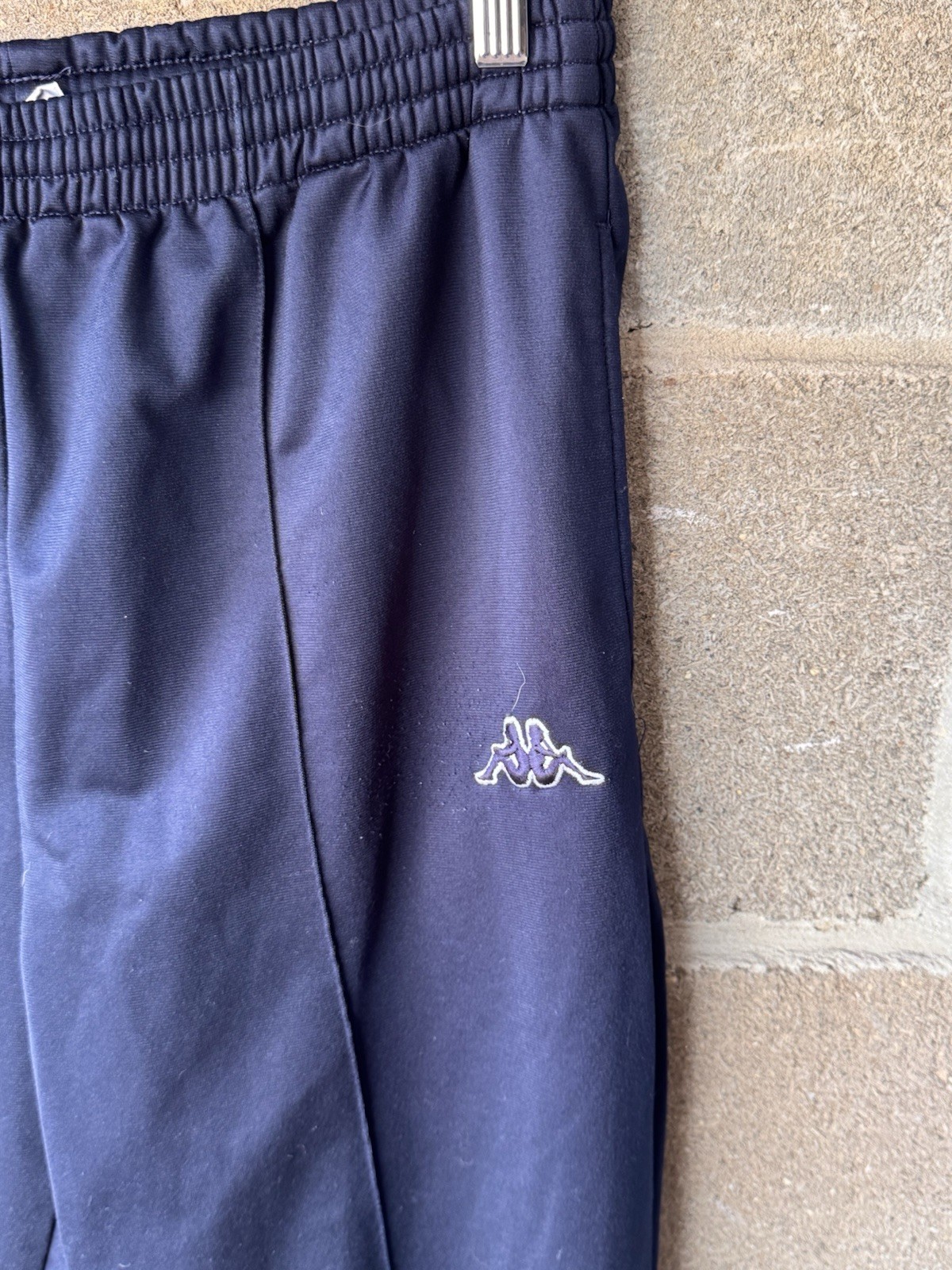 Mens Kappa Navy Causal Jogging Bottoms Size Large