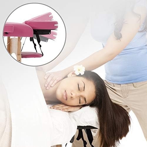 24" Portable Massage Table Folding Spa Bed Height Adjustable with Bag
