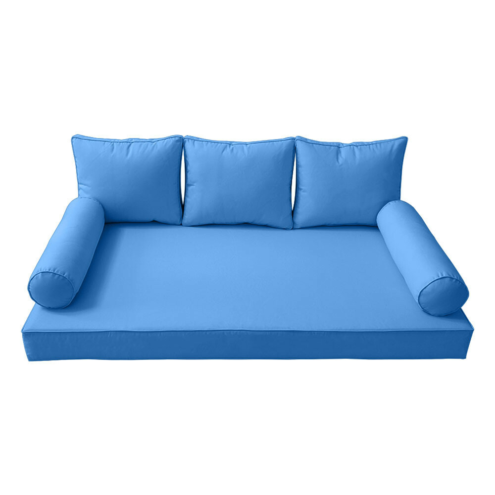*COVER ONLY*-Style 3 Outdoor Daybed Mattress Bolster Pillow Same Pipe Full AD102