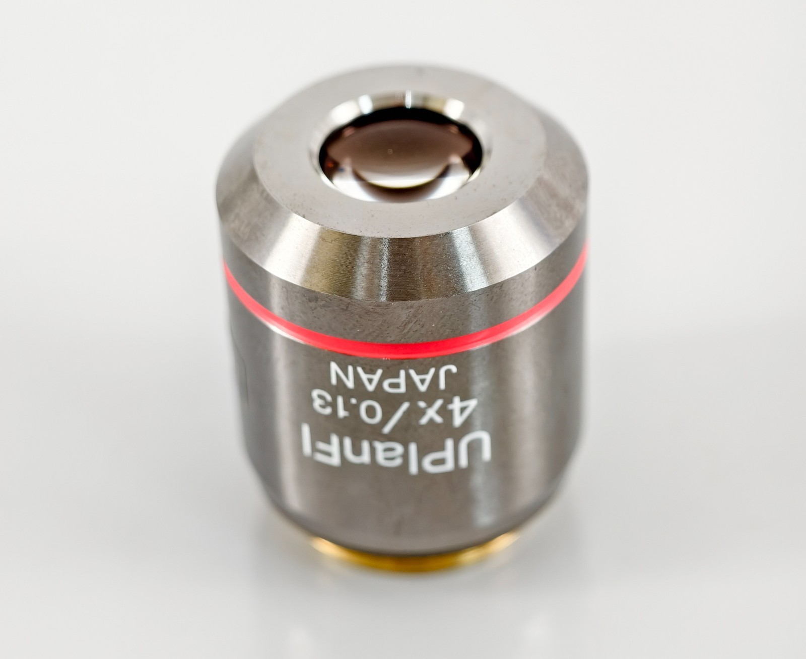 OLYMPUS UPLANFL 4x 0.13 NA MICROSCOPE OBJECTIVE BX IX AX