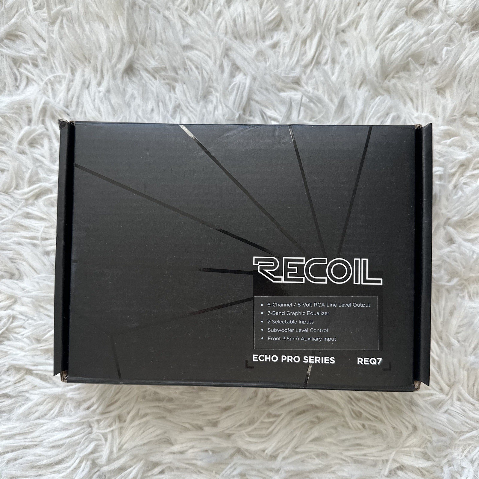 Recoil REQ7 7 Band High Performance Car Audio 1/2 DIN Electronic Equalizer New