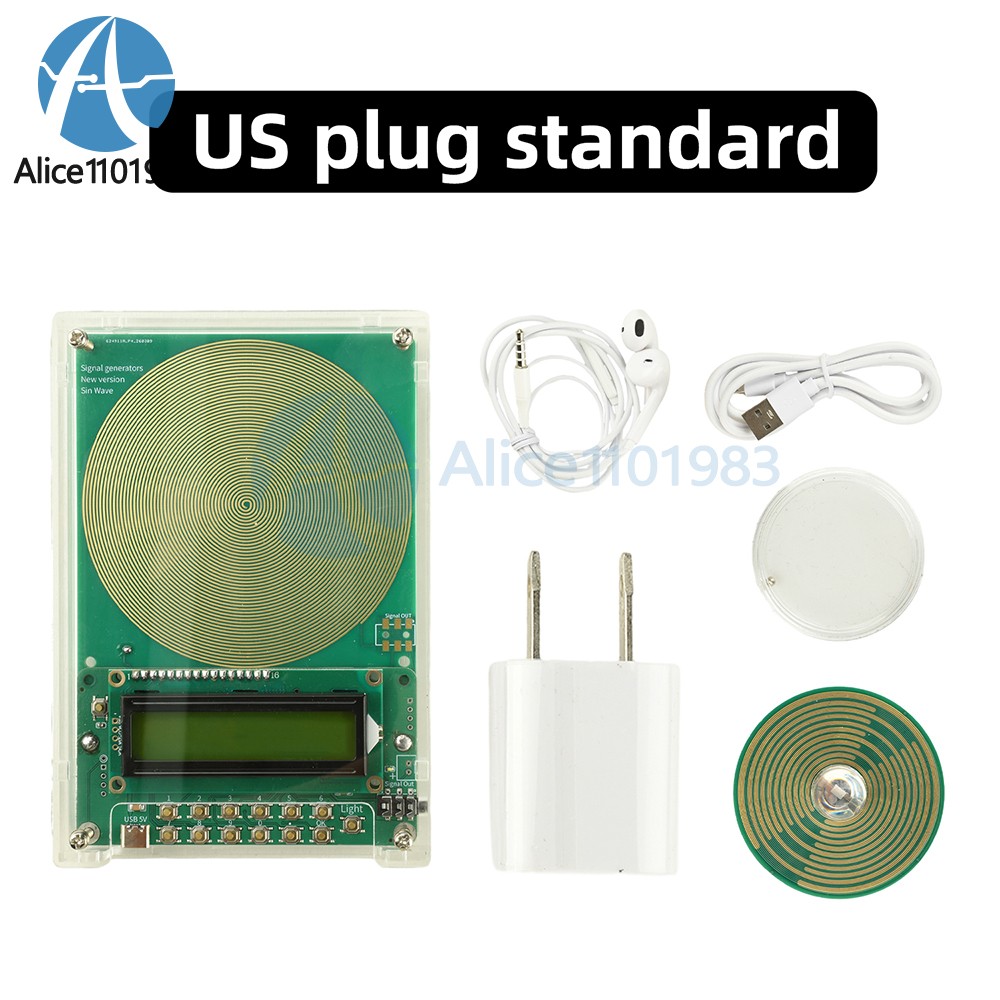 DC5V Schumann Wave Generator 0.1-299999kHz Adjustable Frequency Signal Generator
