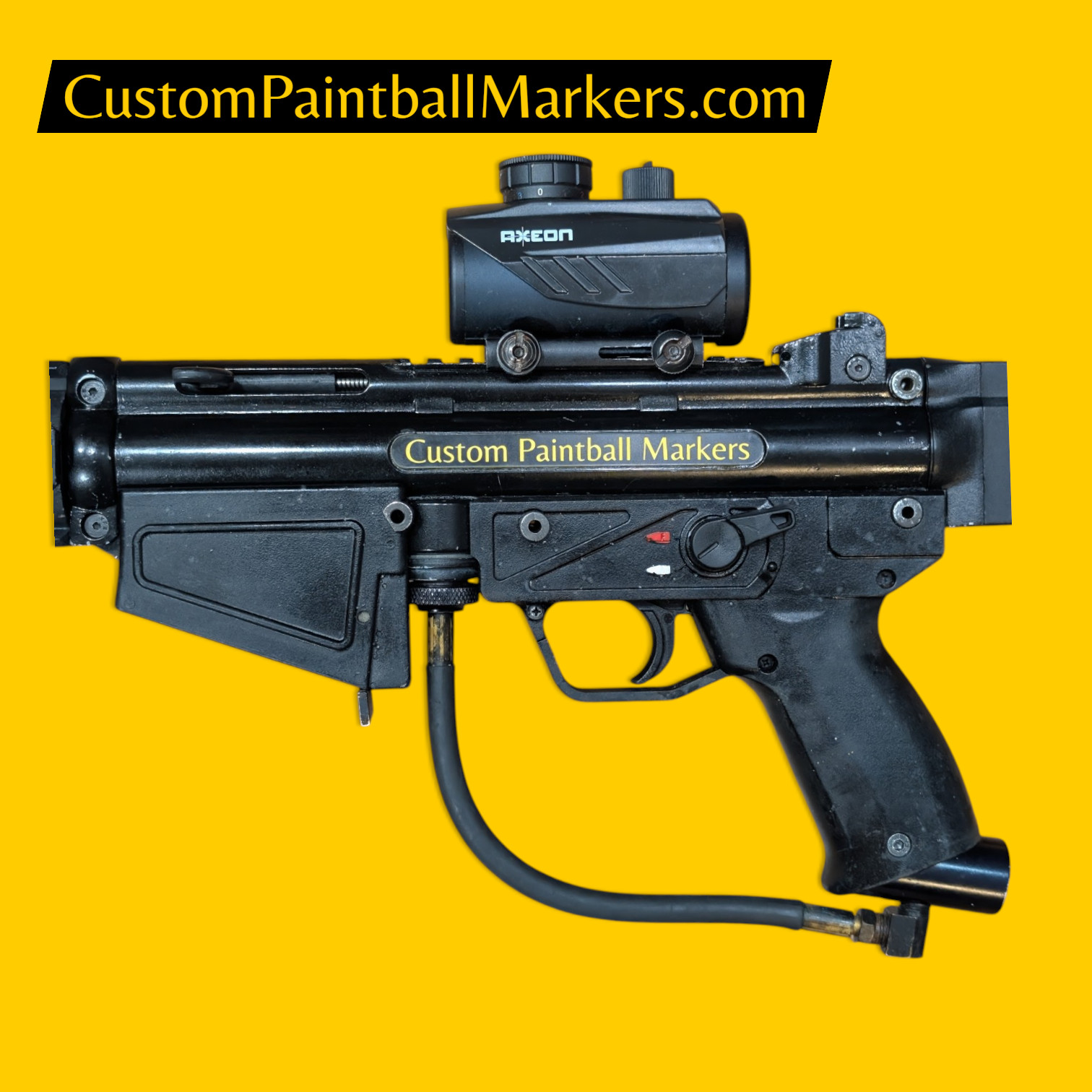 Tacamo Vortex AR-MP5SSD “White Monster” Custom Paintball Marker
