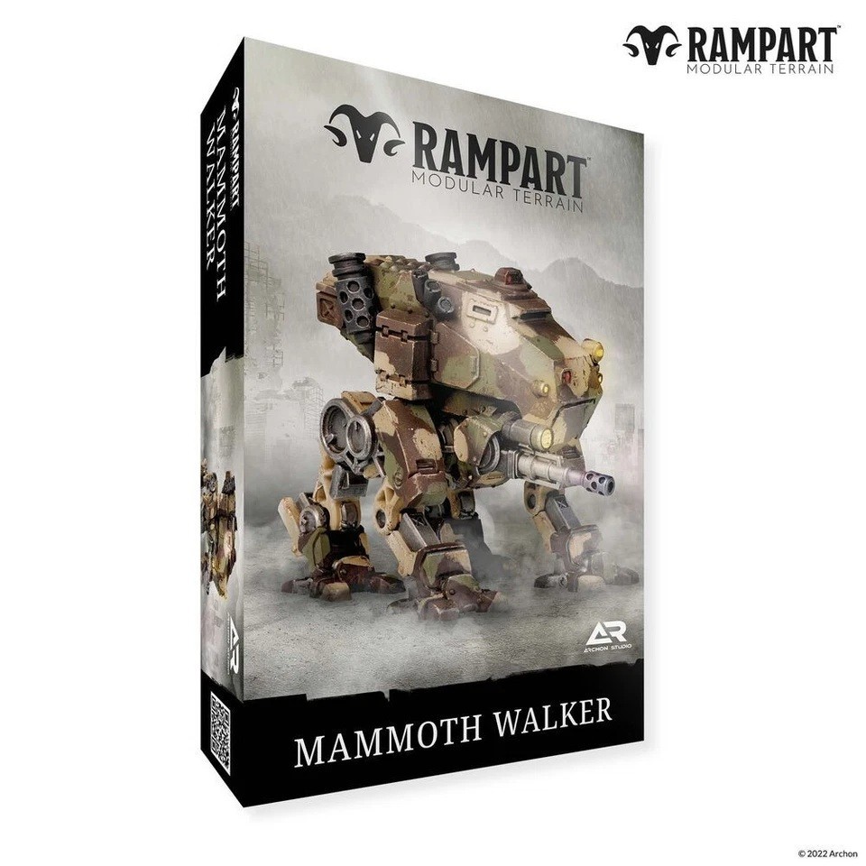 Archon Studio MAMMOTH WALKER 2 Vatianten 88.9mm High Rampart Modular Terrain