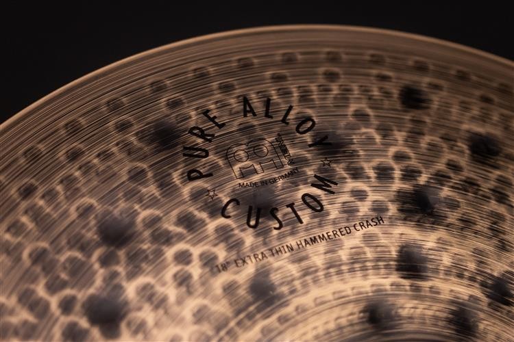 Meinl 18" Pure Alloy Custom Extra Thin Hammered Crash