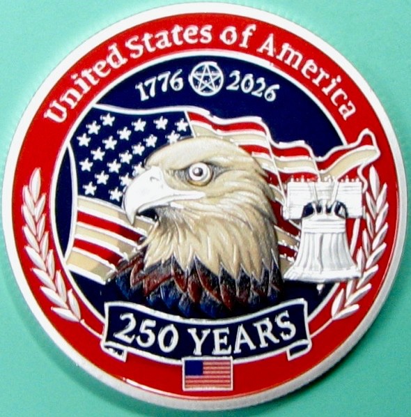 US 250 Years. Challenge, Souvenir. CT18d.