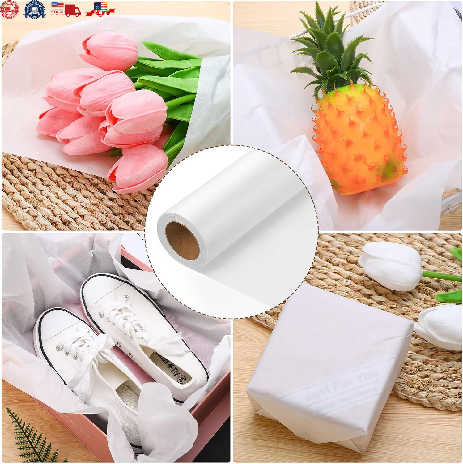Tracing Paper Roll 17in x 25yd White Trace Paper Pattern Paper Translucent