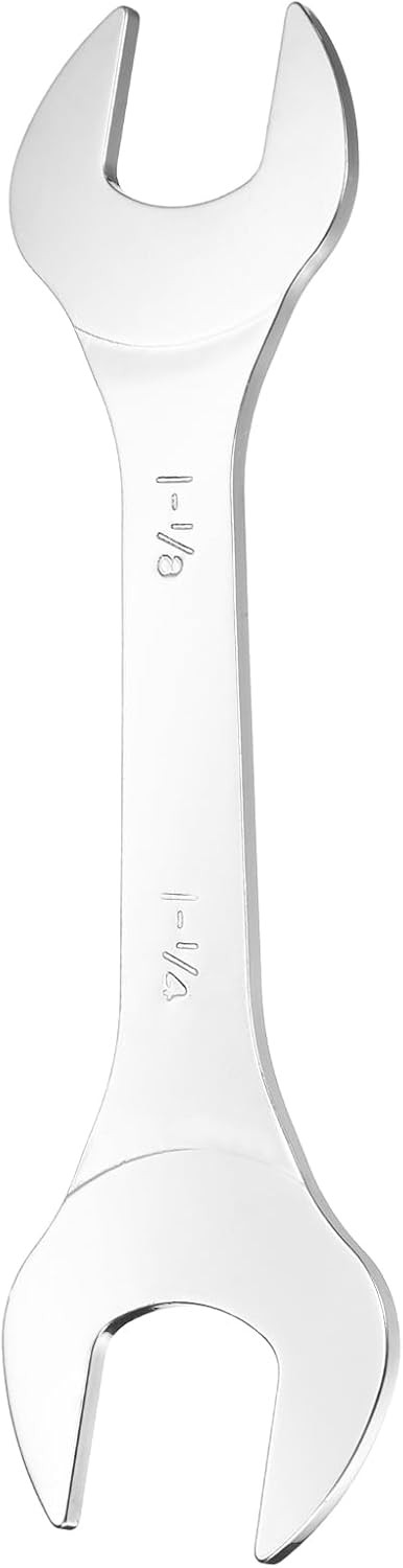 HARFINGTON Thin Open End Wrenches SAE, 1 1/8x1 1/4 Inches, White