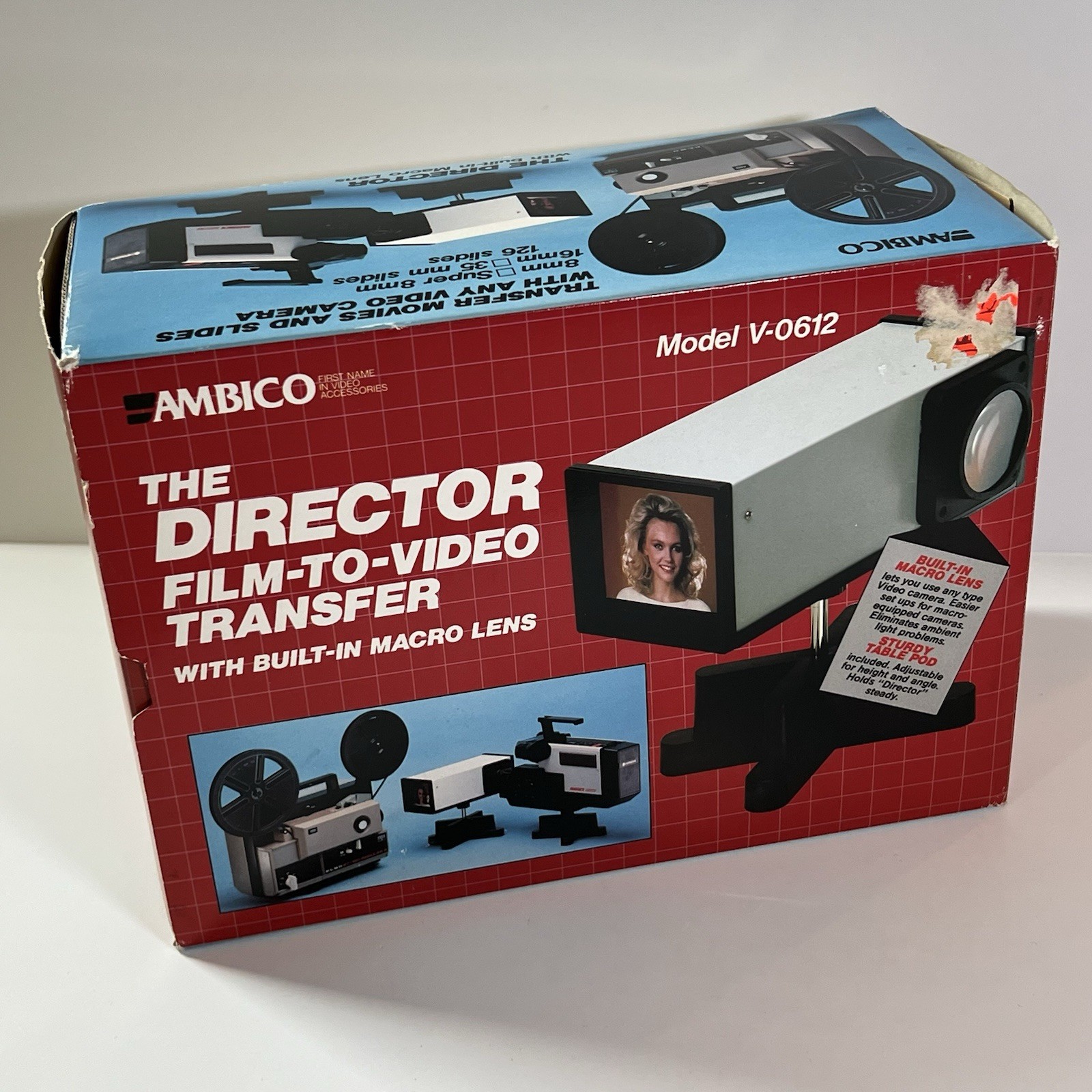 Vintage Ambico Model V-0612 Film to Video - 8mm, Super 8, 16mm, 35mm slides