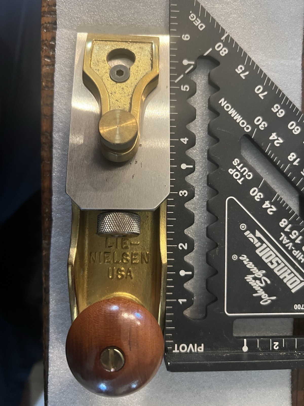 Lie-Nielsen Small Chisel Plane Steel Blade, Box & Paperwork