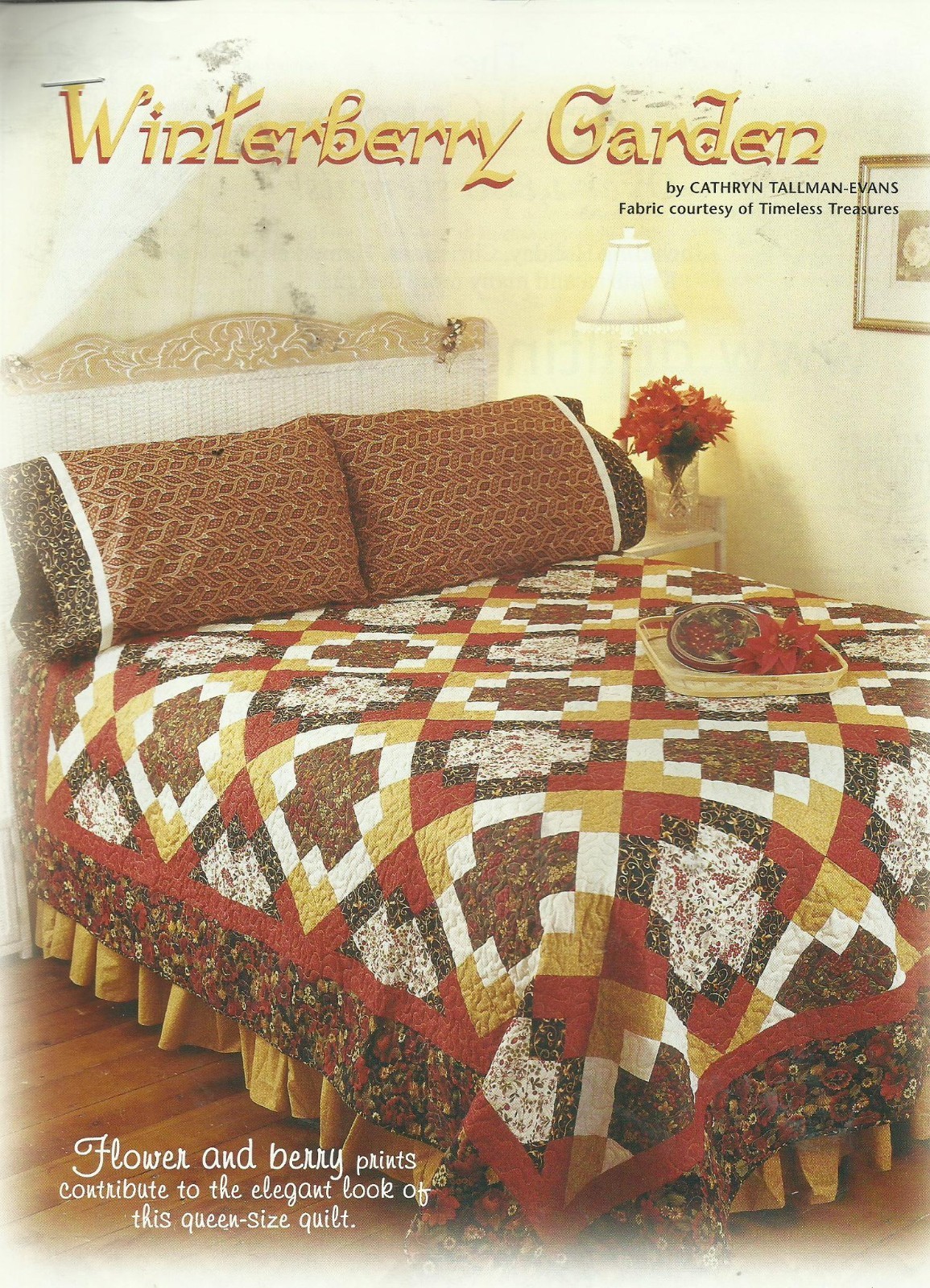 B0280  WINTERBERRY GARDEN  QUILT PATTERN/INSTRUCTIONS