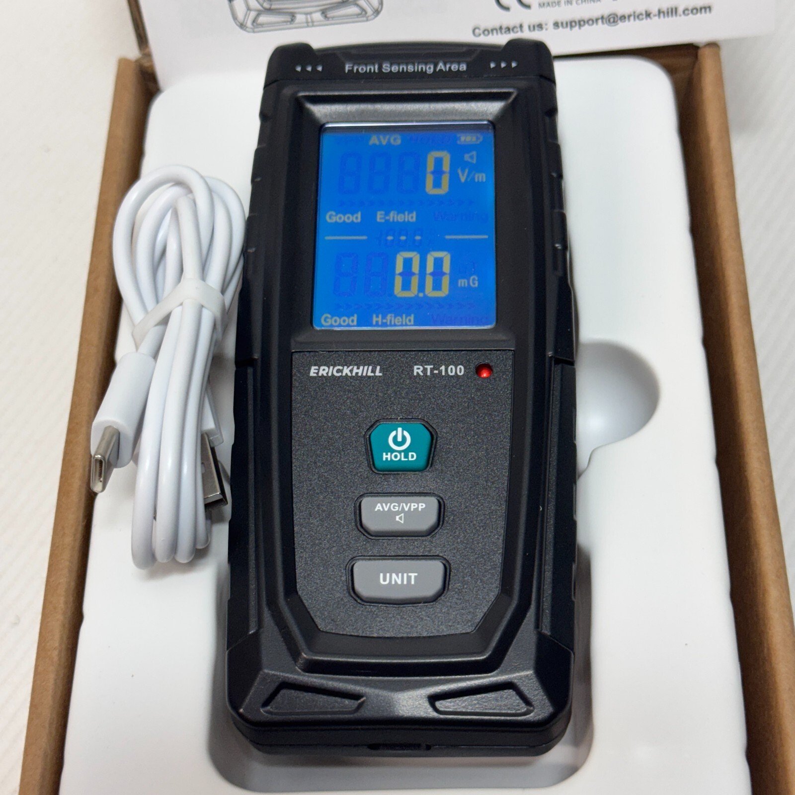 EMF Detector, Detect Of Electromagnetic Radiation Field In 1 EMF RT-100
