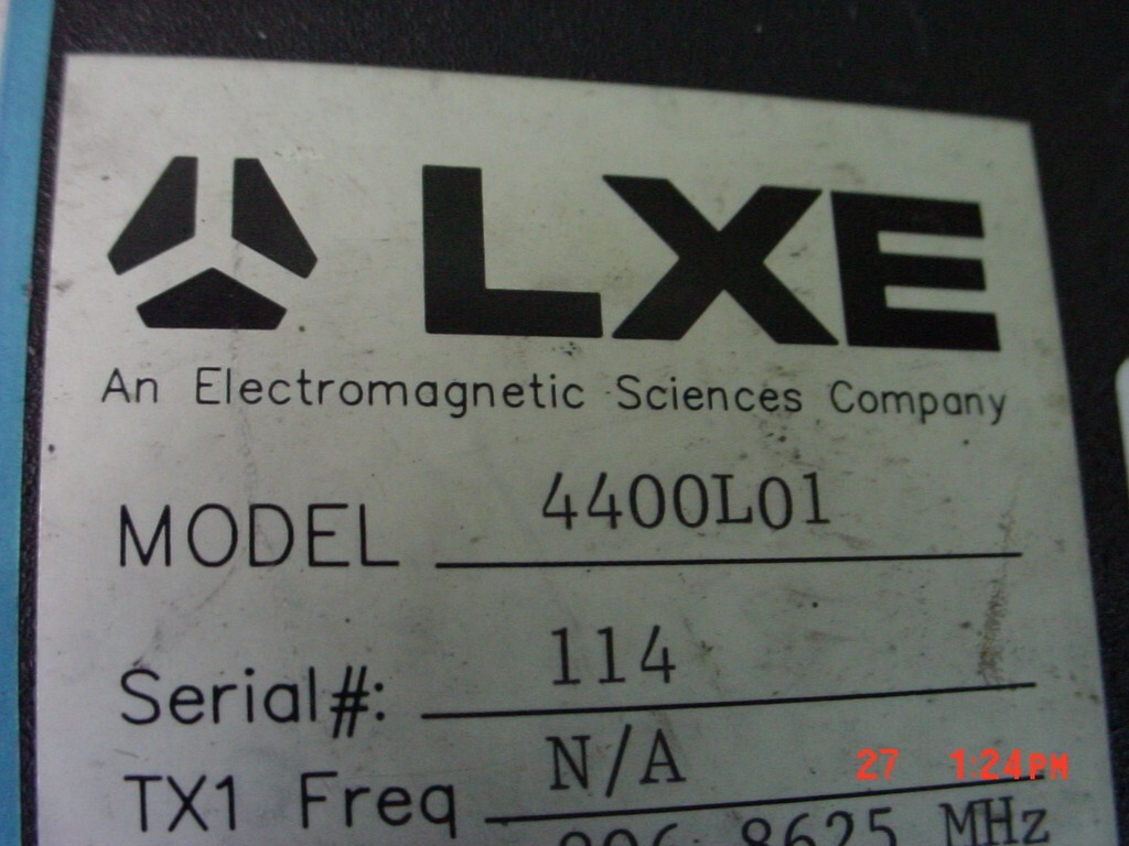 LXE 1100VMT 1100 Terminal 4400L01 Transceiver Screen Controller Interface Keypad