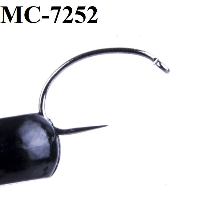 MC-7252 wet fly tying hook. 25pcs size 10, 12, 14, 16