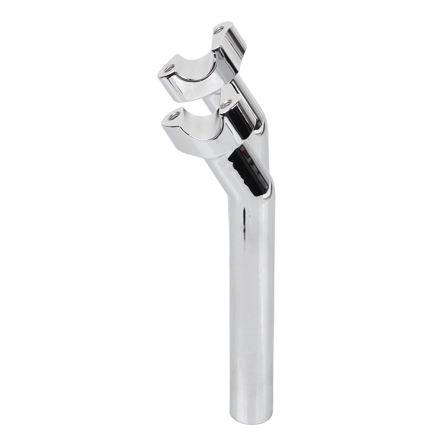 Chrome CNC 8 1/2" Pullback Handlebar Risers For Harley Dyna Fat Street Bob FXDB