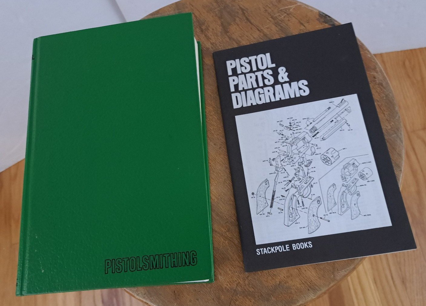 Vintage Pistolsmithing Hardcover Book 1974 and Parts&Diagrams Paperback Guide