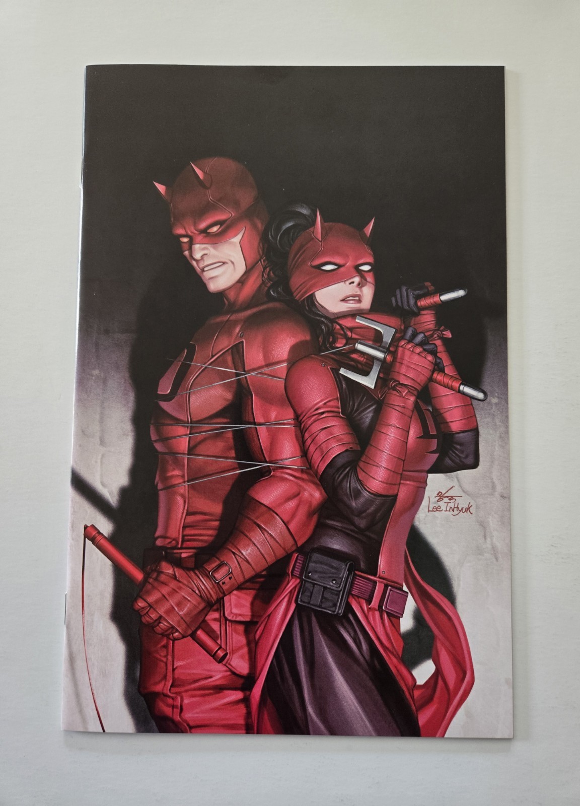 Devil's Reign: Omega #1 Inhyuk Lee Virgin Variant - Ltd to 1000 Copies With COA
