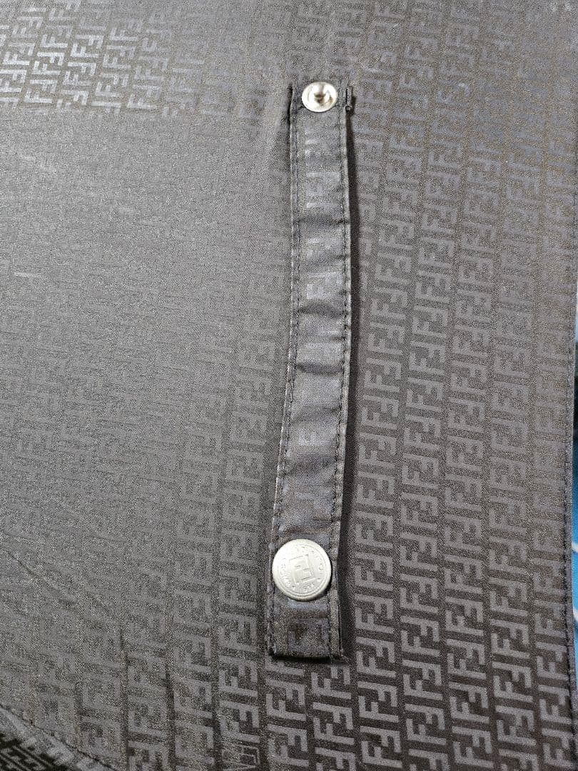 Fendi Long Umbrella Logo Pattern