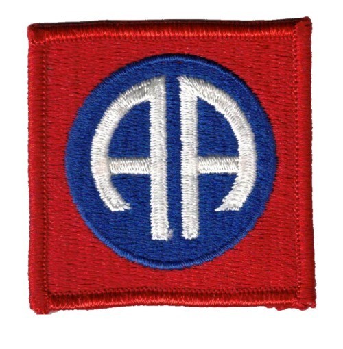 U.S.Army 82nd Airborne Division sleeve patch. Full color. Sew on