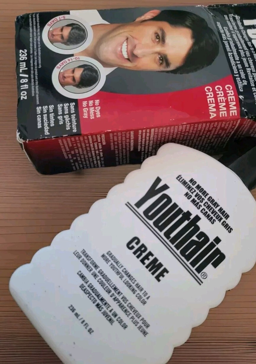 Original Formula!  8oz CREME YOUTHAIR  For Men No More Gray Hair Youth hair