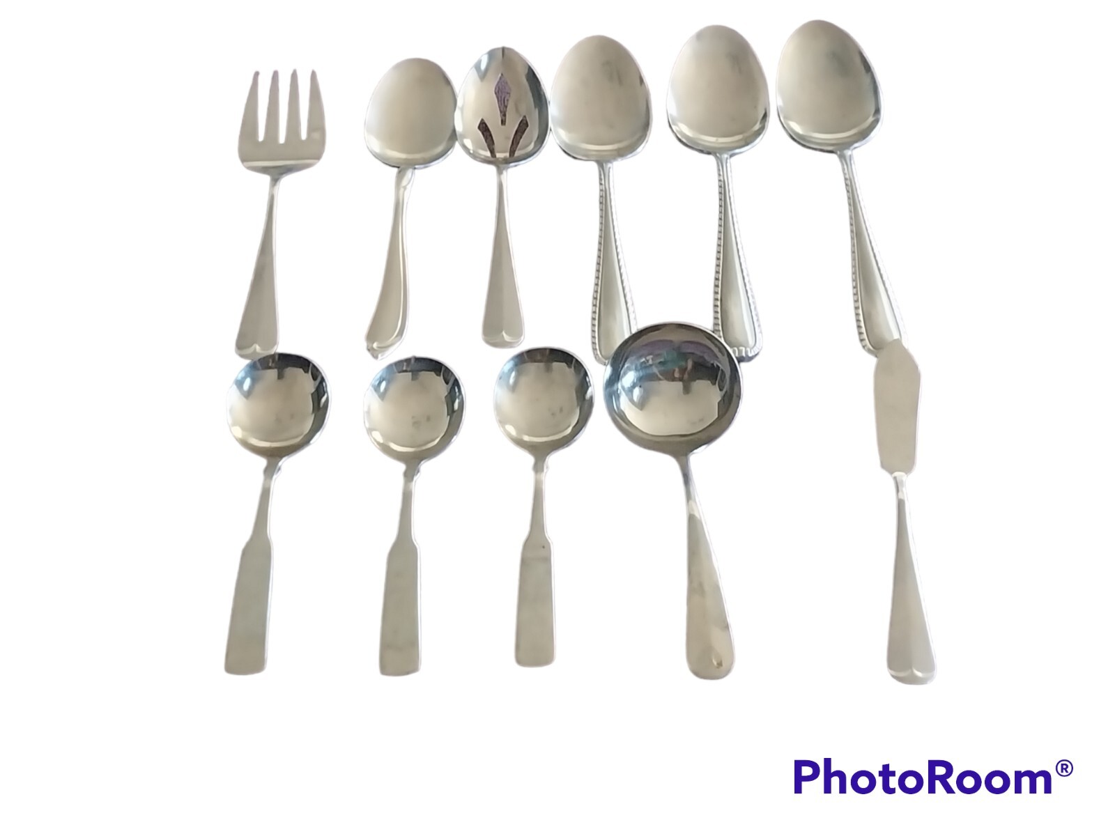 11 Pcs VTG Mixed Lot Stainless Steel Flatware Various Brands