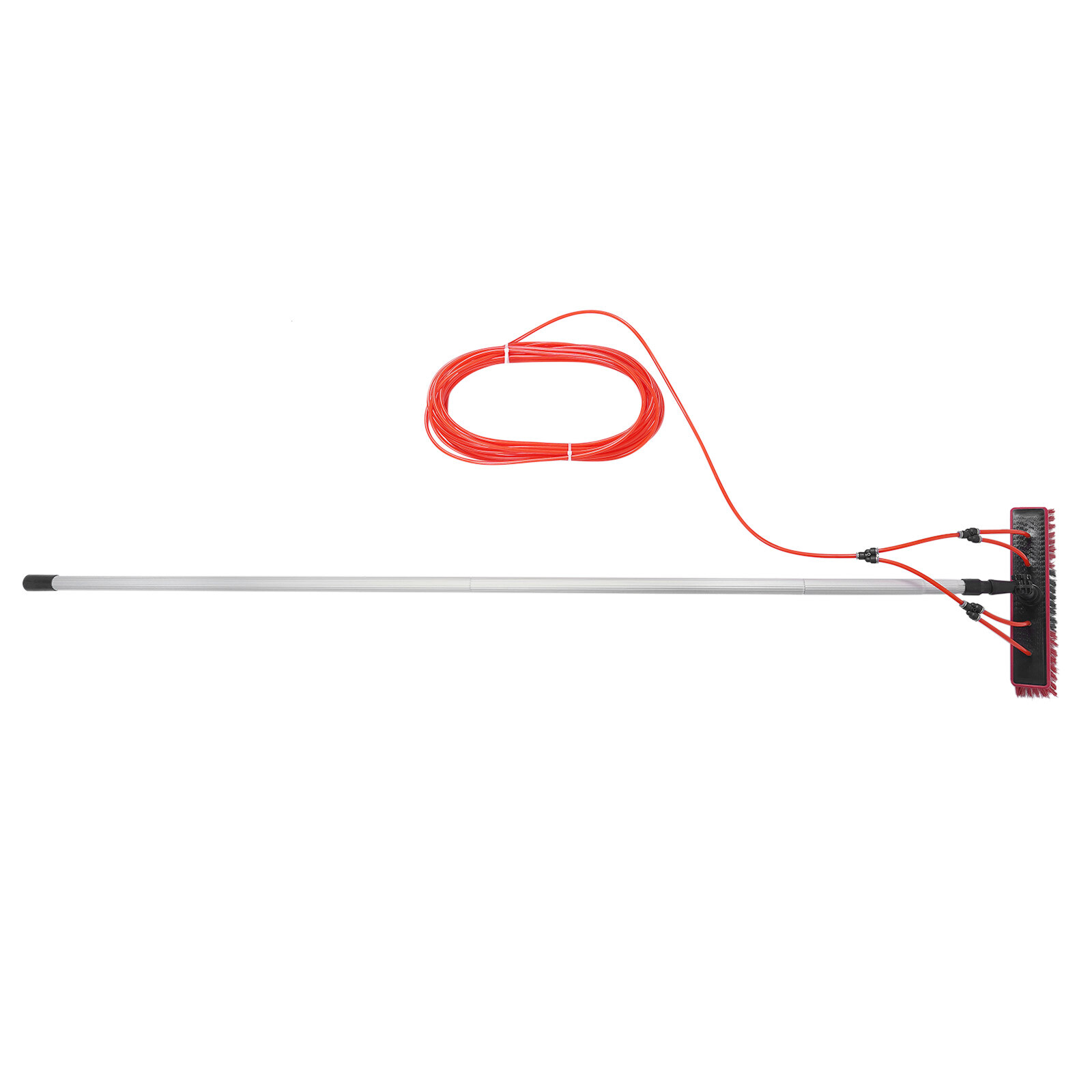 26FT Water Fed Pole Cleaning Brush Tool For Window+ Solar Panel Clean Washing