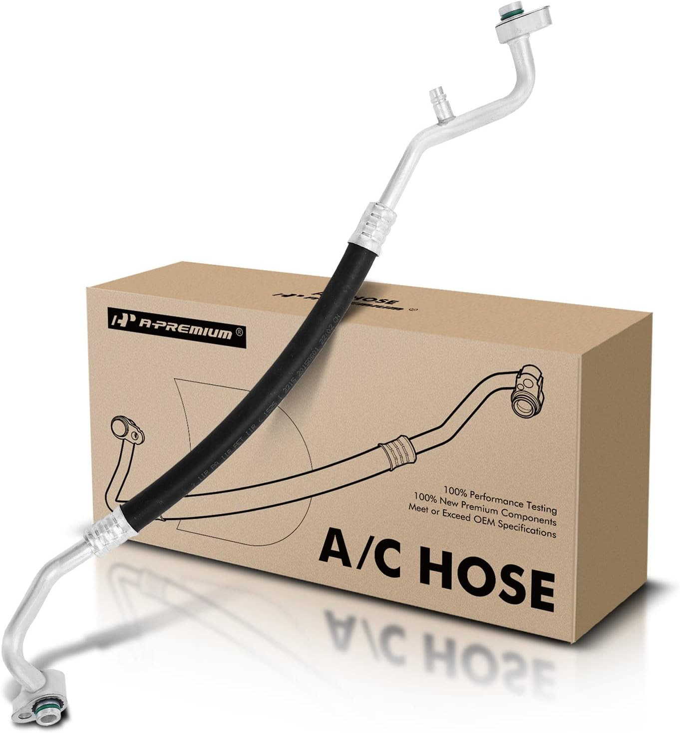 A/C Suction Line Hose Assembly Compatible with Chrysler 300 2007-2010, Dodge Cha
