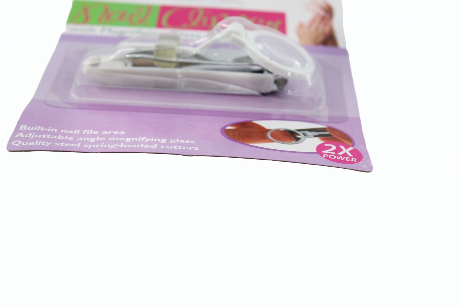 Nail Clipper with Magnifying Glass 1 Count